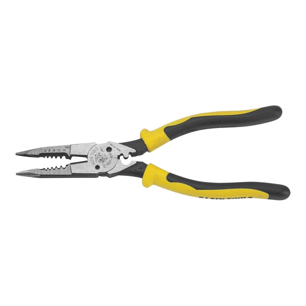 Klein Tools 8 1/2" Journeyman All-Purpose Needle Nose Crimping Pliers J207-8CR