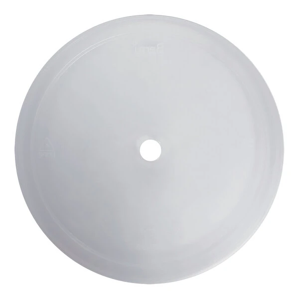 Howw Manufacturing Clear Plastic Lid with Hole for 32 oz. Drink Bucket - 48/Case
