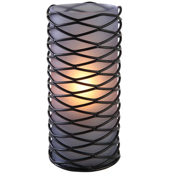 Sterno 80336 Brandy Diamond 6" Blue Frost Lamp