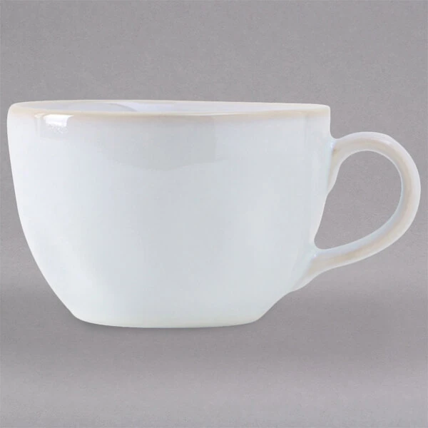 Tuxton GAA-083 TuxTrendz Artisan Agave 10.5 oz. Round China Cup - 24/Case