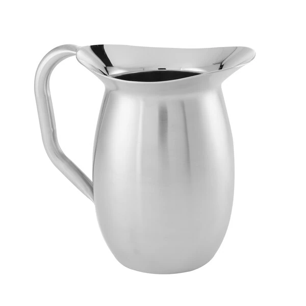American Metalcraft DWPS44 Satin Finish 44 oz. Double Walled Bell Pitcher