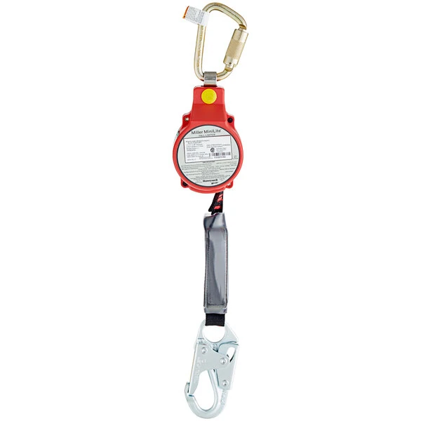 Honeywell Miller MiniLite 11' Personal Fall Limiter with Steel Carabiner MTL-OHW1-01/11FT