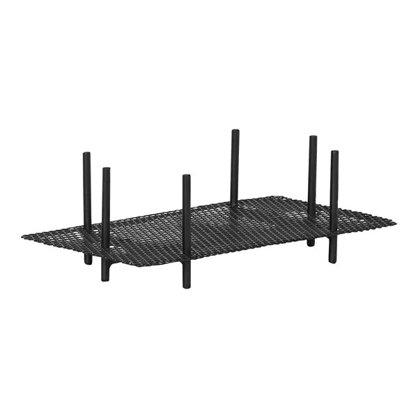 Cal-Mil Camden 10 1/2" x 5 1/2" x 4" Black Metal Napkin Holder