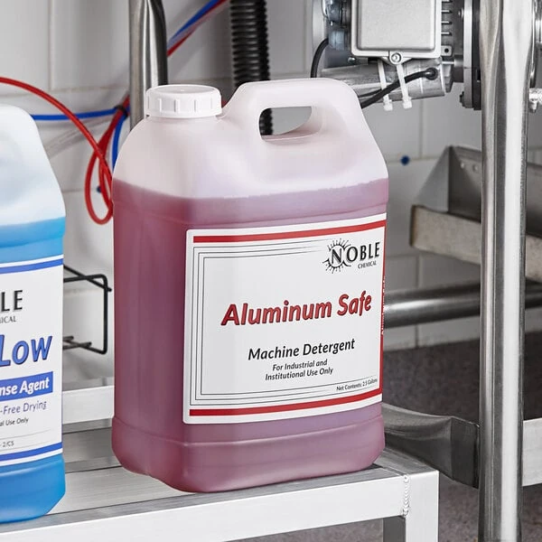 Noble 2.5 Gallon / 320 oz. Metal Safe Concentrated Dishwashing Liquid - 2/Case