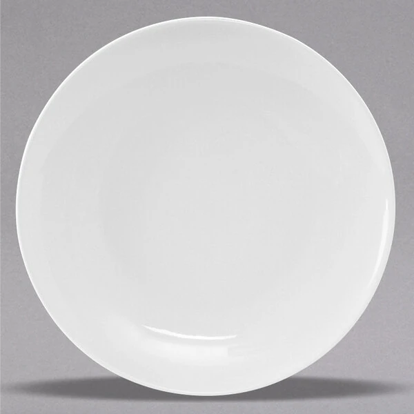 Tuxton VPA-121 Florence 12 1/8" Bright White Coupe China Plate - 12/Case