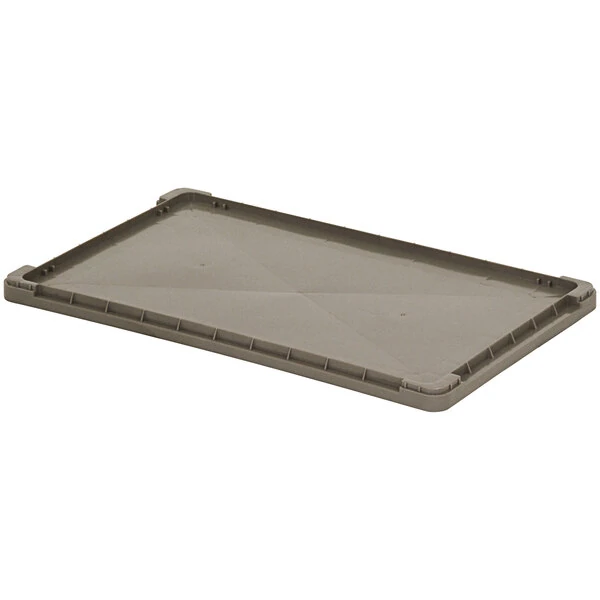 Quantum LID1215 Gray Lid for RSO1215-5 and RSO1215-7 Straight Wall Stacking Containers