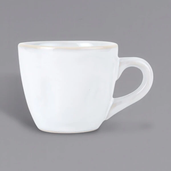 Tuxton GAA-085 TuxTrendz Artisan Agave 3.5 oz. China Espresso Cup - 24/Case