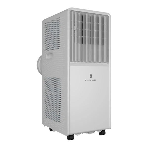 Friedrich ZoneAire Compact WiFi-Enabled Single-Hose Portable Air Conditioner with Voice Command and Remote Control ZCP08SB - 8,000 BTU, 115V