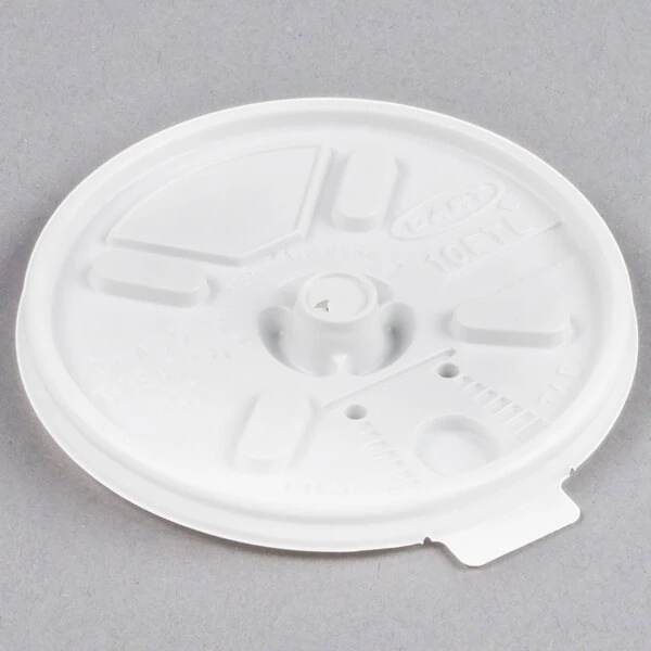 Dart 10FTL White Lift'N'Lock Lid - 1,000/Case