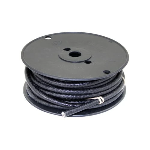 AllPoints 381313 High Temperature Wire; #14 Gauge; Stranded SF2; Black; 50' Roll