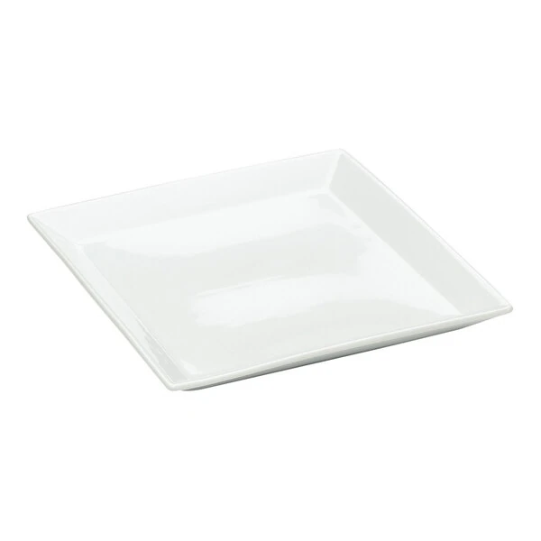 Cal-Mil PP252 Gourmet Display 12" Square Porcelain Large Platter