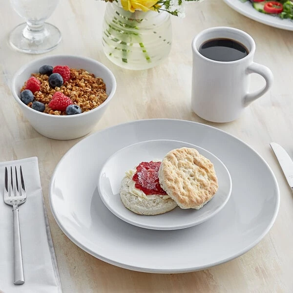 Coupe Bright White China Dinnerware