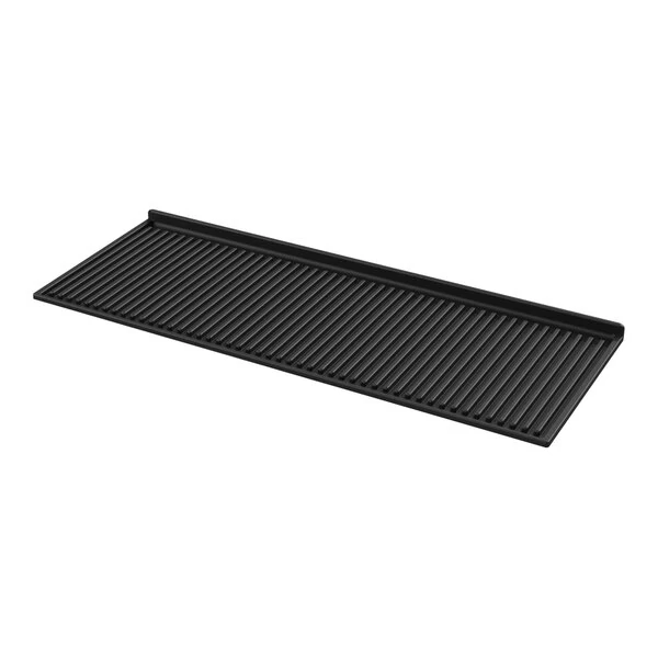 Borray Manufacturer Inc. 47 13/16" x 18" x 1 1/2" Black ABS Meat Shelf Liner