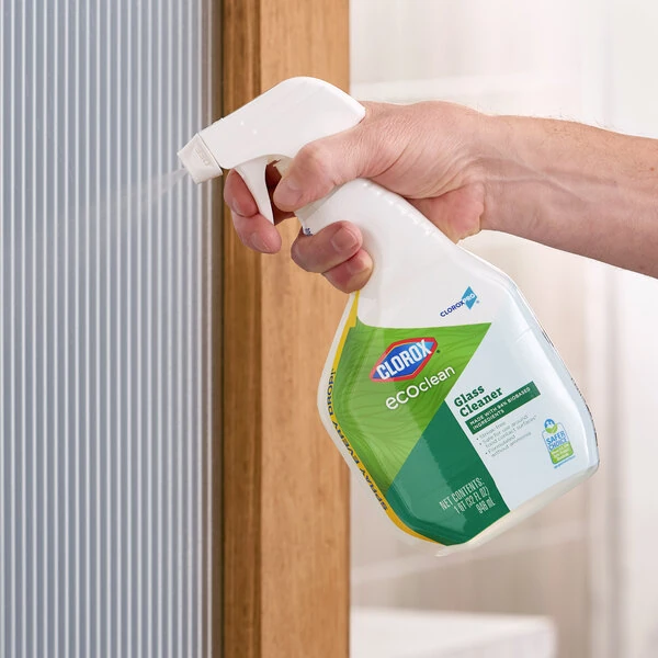 CloroxPro Clorox EcoClean CLO60277CT 32 oz. Glass Cleaner - 9/Case