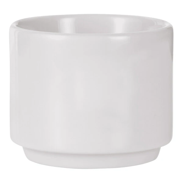 Reserve by Libbey Parisian 2 oz. Porcelain Egg Dish - 24/Case