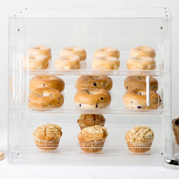 Cal-Mil 1011-S Classic Three Tier U-Build Pastry Display Case - 19 1/2" x 17" x 16 1/2"