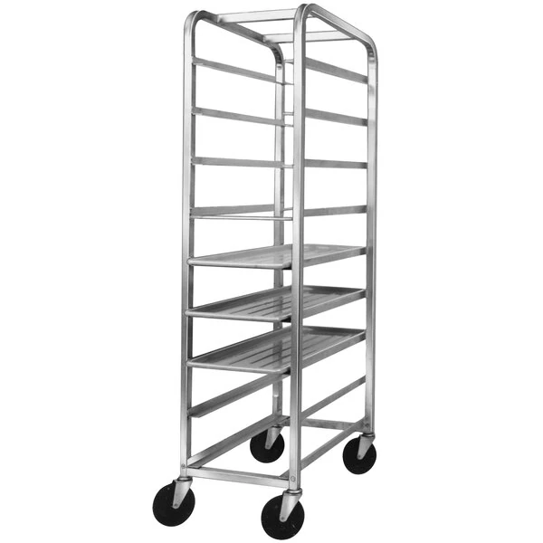 Channel 517AP6 Bottom Load Aluminum Platter Rack - 9 Shelf