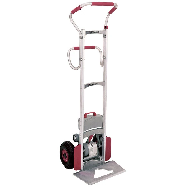 Magliner 375 lb. Powered Stair Climbing Hand Truck with 10 inch Pneumatic Wheels and Ergo Handle CLK170EGS4