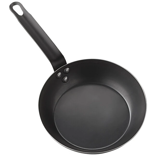 American Metalcraft 8" Black Steel Fry Pan BSFP8