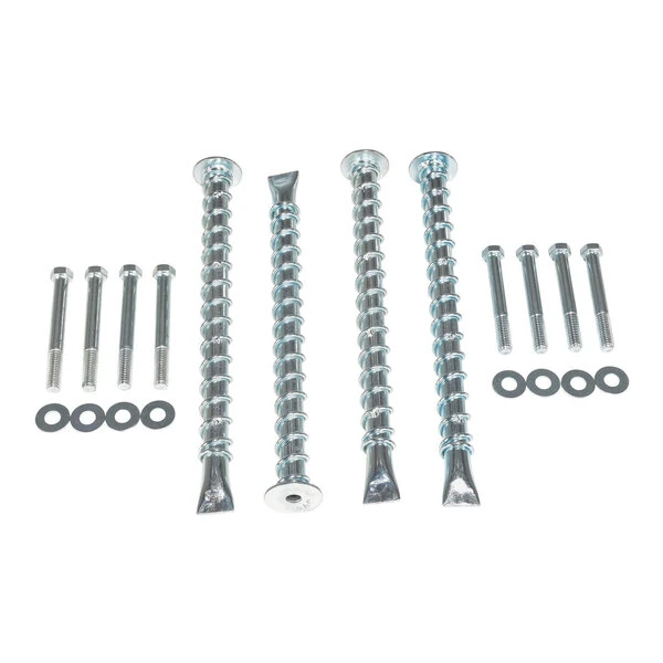 Vestil CS-HD-AK-4 Steel Asphalt Anchor Kit for 4-Hole Car Stops