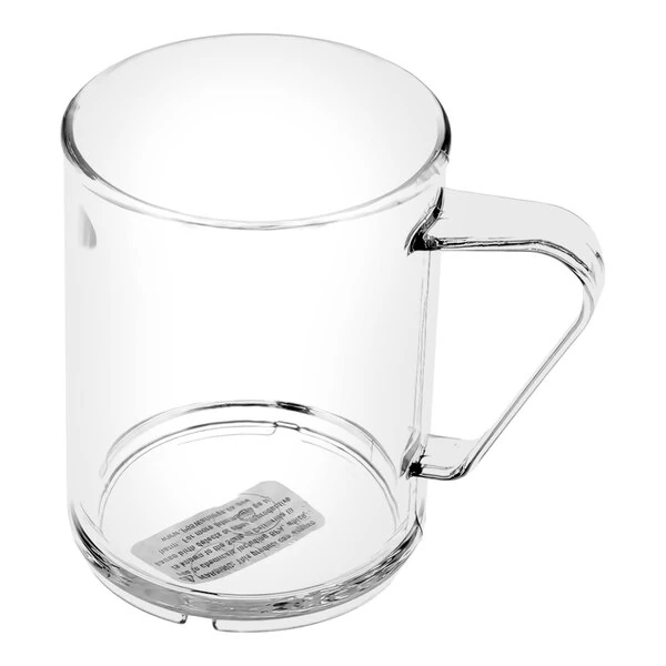 Carlisle PCD79607 Polycarbonate Handled Mug 9.6 Oz - Clear