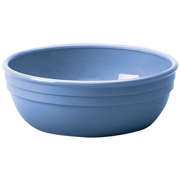 Cambro 100CW401 Camwear® 12.5 oz. Slate Blue Polycarbonate Nappie Bowl - 48/Case