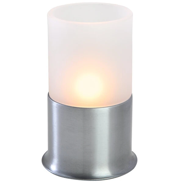 Sterno 80374 Corsa Frost 5 1/2" Silver Lamp