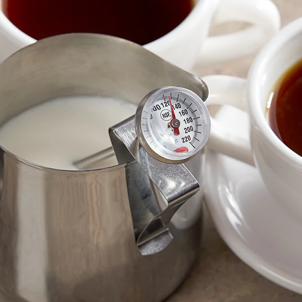 Cooper-Atkins 1236-70-1 5" Hot Beverage and Frothing Thermometer, 0-220 Degrees Fahrenheit