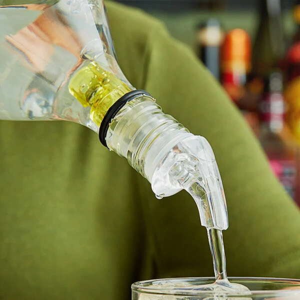 Choice 1.5 oz. 3-Ball Measured Liquor Pourer with No Collar - 12/Pack