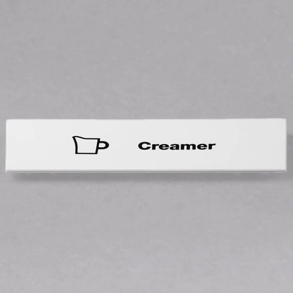 Cambro CECCR6000 Camrack Creamer Extender ID Clip - 6/Pack