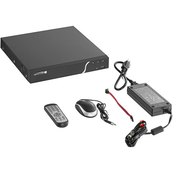 Speco Technologies 16-Channel 8MP Network Video Recorder with Intelligent Analytics and Bult-In PoE N16JLN2TB - 8W