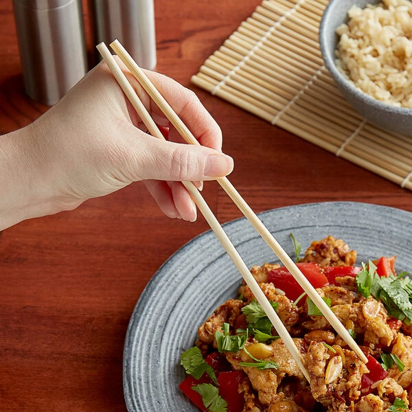 Kari-Out Company 9" Bamboo Chopsticks - 100/Pack