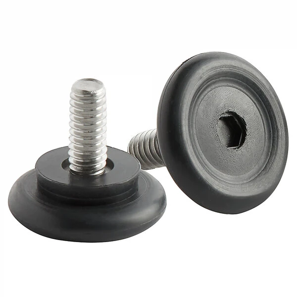 Lancaster Table & Seating Excalibur Outdoor Table Base Floor Glides - 2/Pack