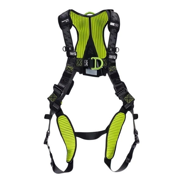 Honeywell Miller H700 Premium 4XL Industry Comfort Green Full-Body Harness with Quick-Connect Buckles H7IC1A4