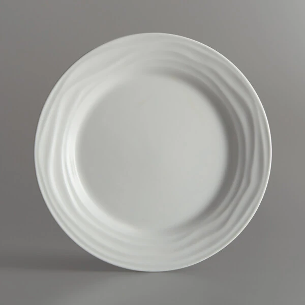Tuxton TuxTrendz Sandbar Bright White China Dinnerware