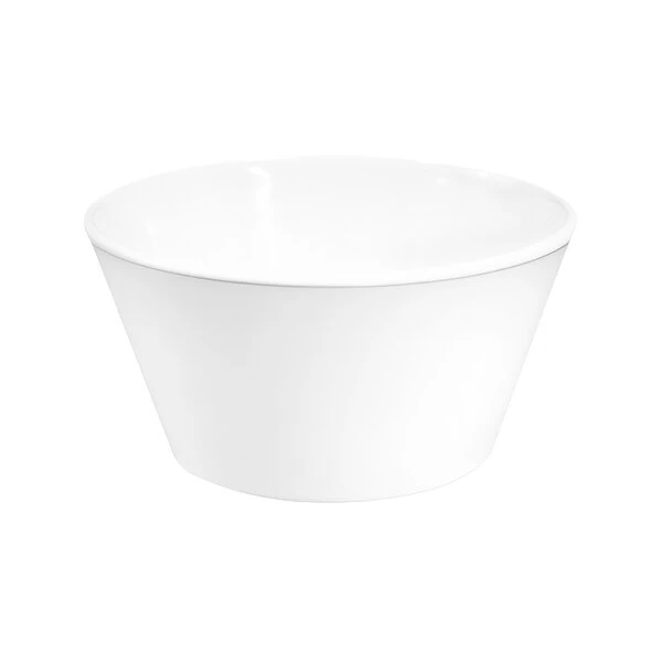 Elite Global Solutions Merced 8 oz. White Melamine Bouillon Cup - 12/Pack