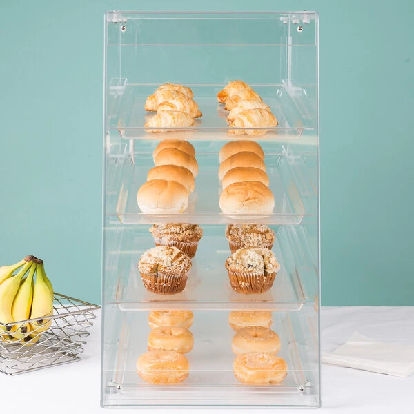 Cal-Mil 1012 Classic Four Tier U-Build Pastry Display Case - 13 1/2" x 21" x 24 1/2"