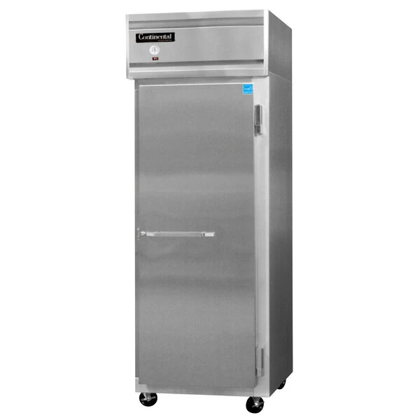 Continental Refrigerator 1RE-N-SS 28 1/2" Solid Door Extra-Wide Reach-In Refrigerator
