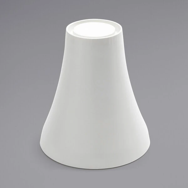 American Metalcraft LFTW67 Lift 7 1/8" White Melamine Pedestal