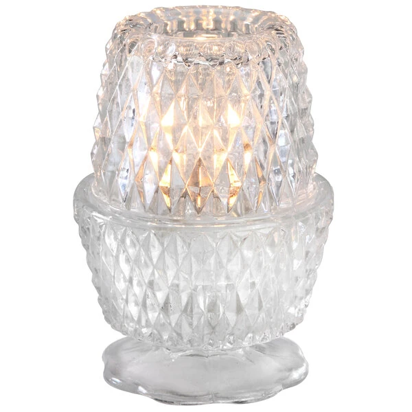 Sterno 80376 Crawford 5 1/4" Clear Lamp