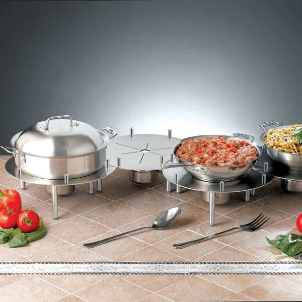 Bon Chef 12089 Stainless Steel Linking Chafer Alternative - 13" x 4 1/4"