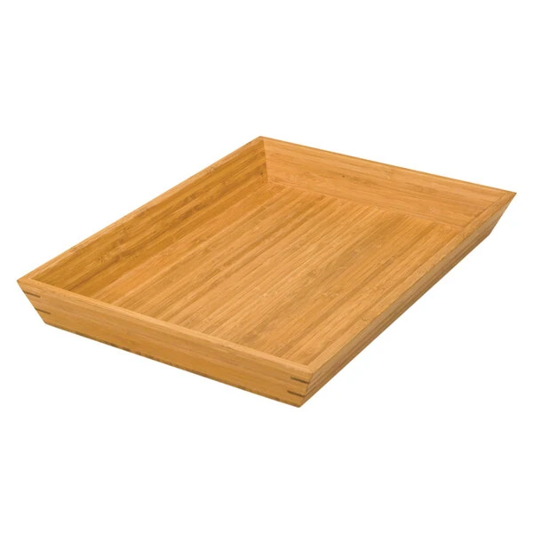 Delfin from Steelite International DFBK1812BA1 18" x 12" Rectangle Bamboo Basket
