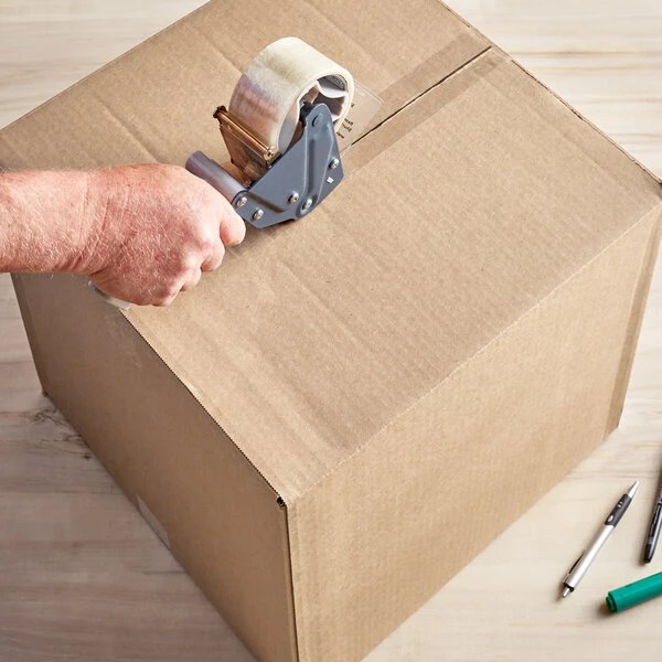 Lavex 18" x 18" x 18" Kraft Corrugated RSC Shipping Box - 20/Case