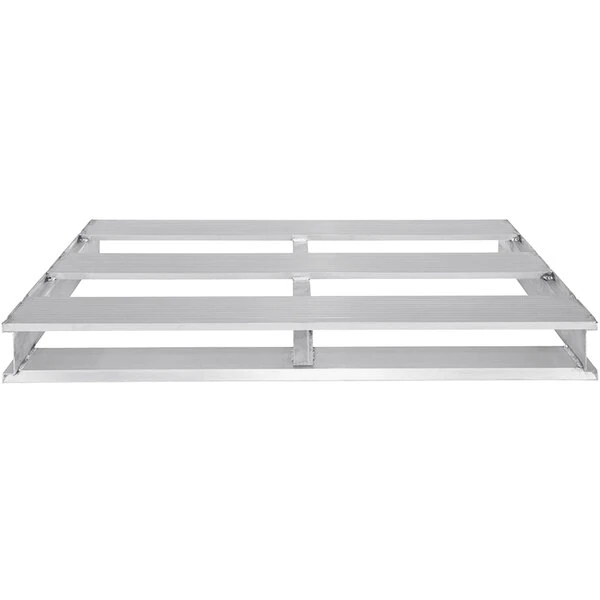 Vestil AP-4824 48" x 24" x 6" Aluminum Half Pallet with 4,000 lb. Capacity