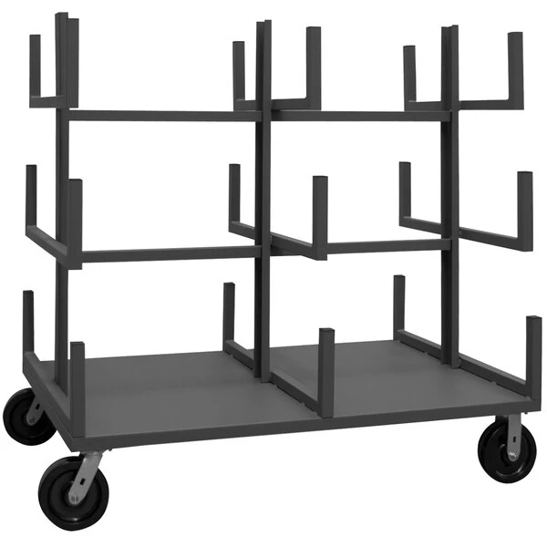Durham 36" x 60" 3-Level Pipe Moving Truck with 18 Cradles BPT-3660-8PH-95 - 4000 lb. Capacity