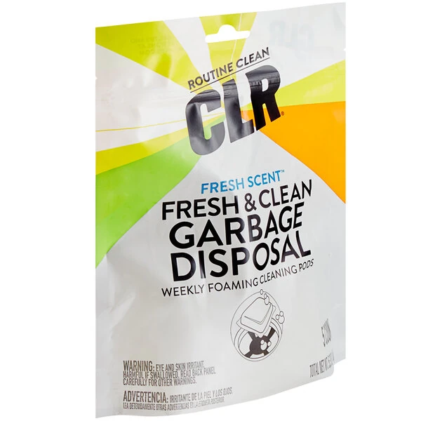 CLR GDC-6 Fresh and Clean Garbage Disposal Foaming Cleaning Pods 5 Count - 6/Case