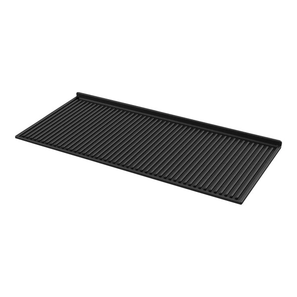 Borray Manufacturer Inc. 47 13/16" x 21 7/8" x 1 1/2" Black ABS Meat Shelf Liner