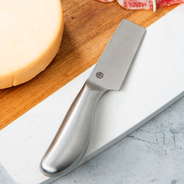 American Metalcraft CKNF4 Evolution 5 1/4" Stainless Steel Hard Cheese Cheese Knife