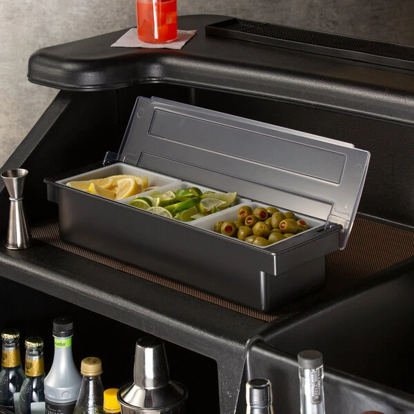 TableCraft 104 3-Compartment Condiment Bar