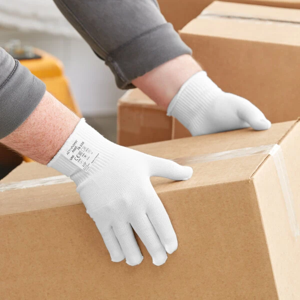 Ansell ActivArmr® 78-150 White Light-Duty Knitted Thermolite Polyester Glove Liners - One Size Fits Most - 12/Pack